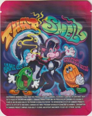 1/8 OZ - MYLAR BAGS (50 CT) - "THAT SMELL"
