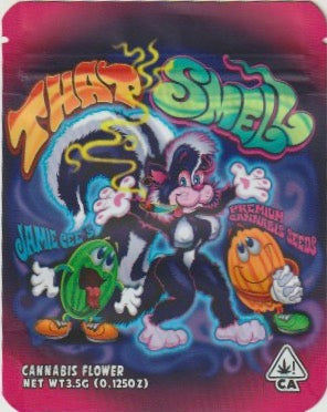 1/8 OZ - MYLAR BAGS (50 CT) - "THAT SMELL"