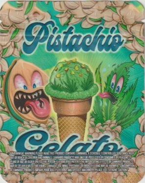 1/8 OZ - MYLAR BAGS (50 CT) - "PISTACHIO GELATO"