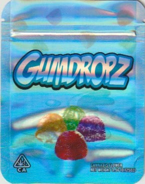 1/8 OZ - MYLAR BAGS (50 CT) - "GUMDROPZ"