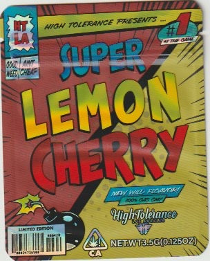 1/8 OZ - MYLAR BAGS (50 CT) - "SUPER LEMON CHERRY"