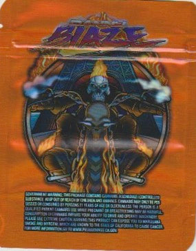 1/8 OZ - MYLAR BAGS (50 CT) - "DANNY BLAZE"