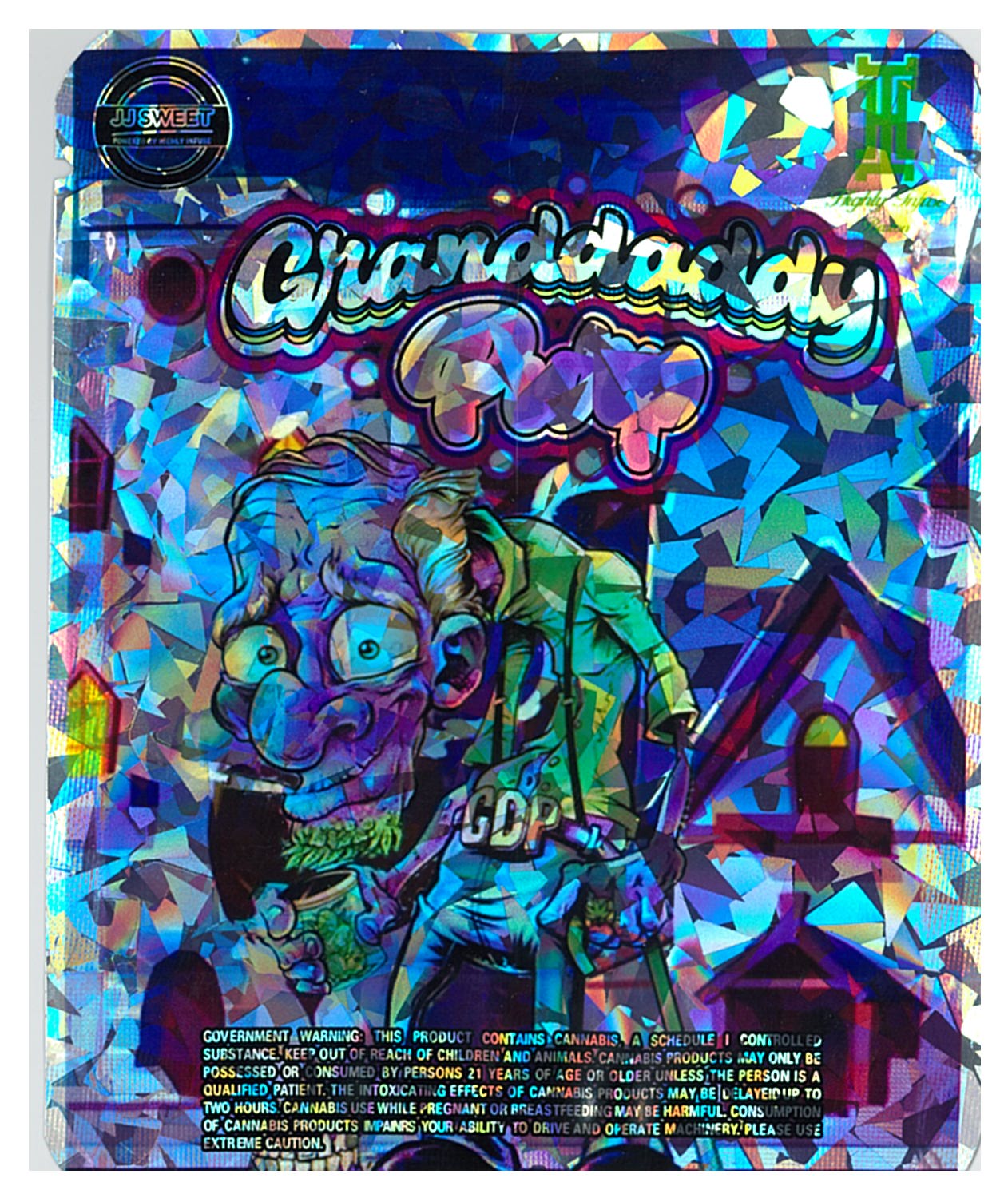 1/8 OZ - MYLAR BAGS (100 CT) - "GRANDDADDY PURP"