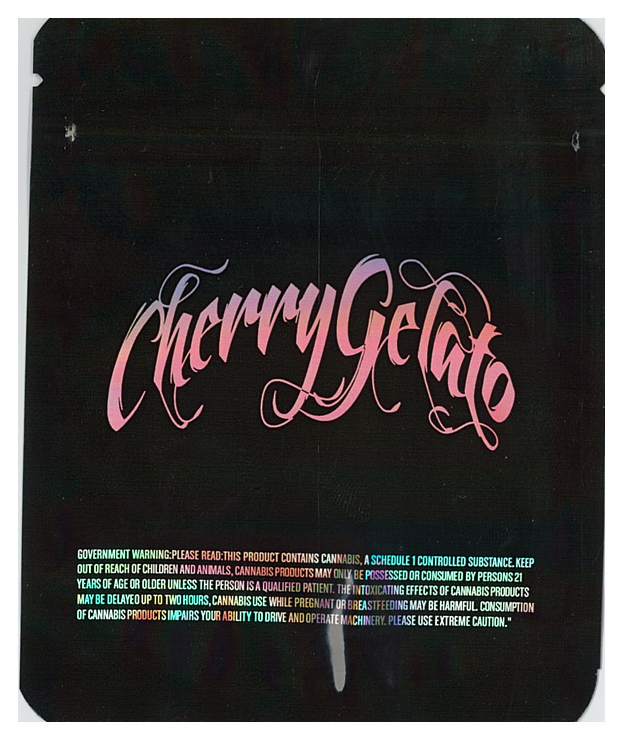 1/8 OZ - MYLAR BAGS (50 CT) - "CHERRY GELATO"