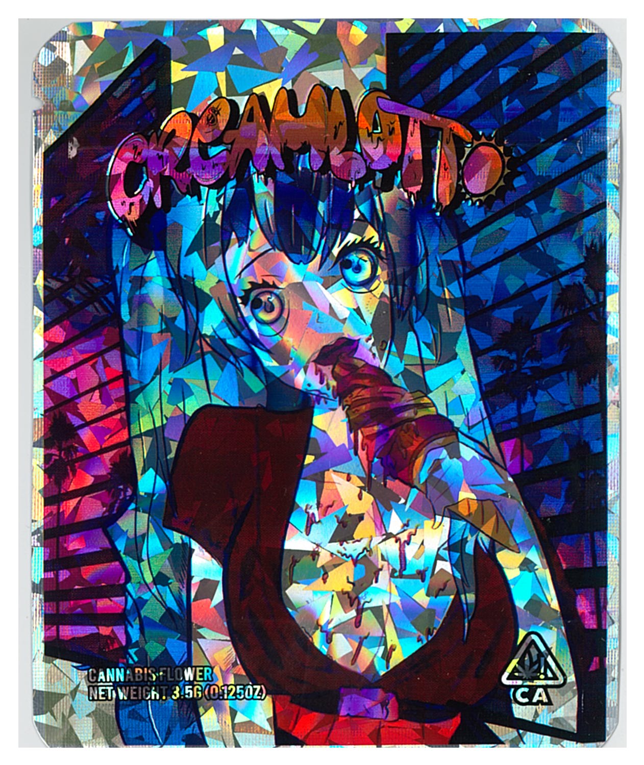 1/8 OZ - MYLAR BAGS (100 CT) - "CREAMLOTTO"