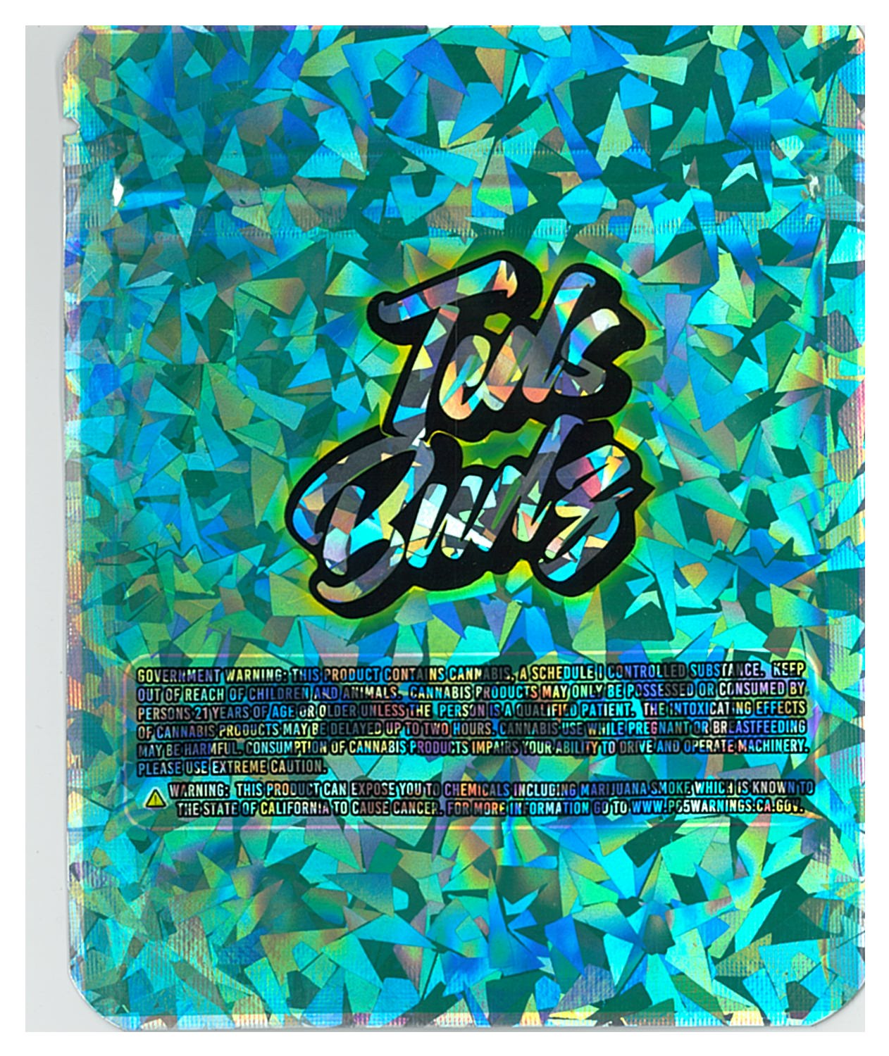 1/8 OZ - MYLAR BAGS (100 CT) - "MANHATTAN GUMDROP"