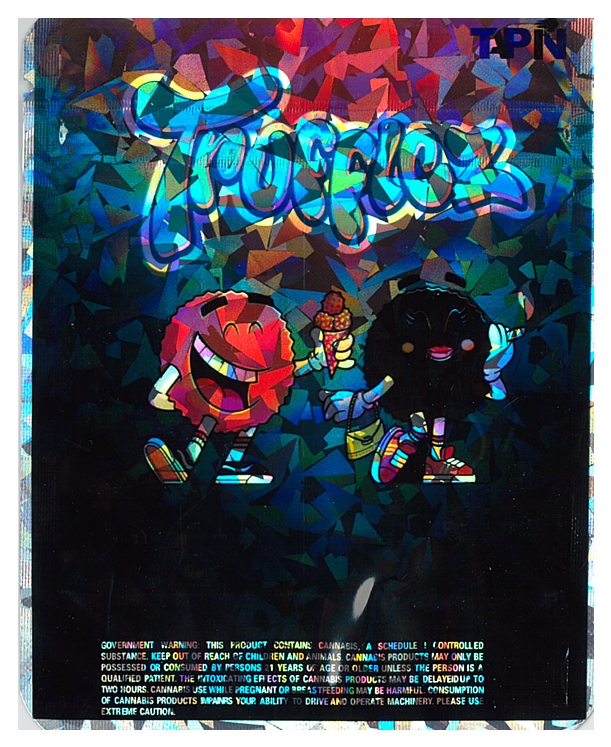 1/8 OZ - MYLAR BAGS (100 CT) - "TRUFFLEZ"