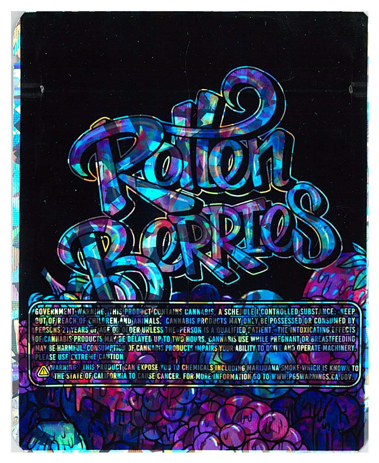 1/8 OZ - MYLAR BAGS (100 CT) - "ROTTEN BERRIES"