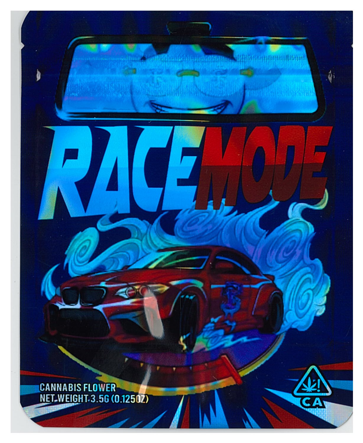 1/8 OZ - MYLAR BAGS (100 CT) - "RACE MODE"