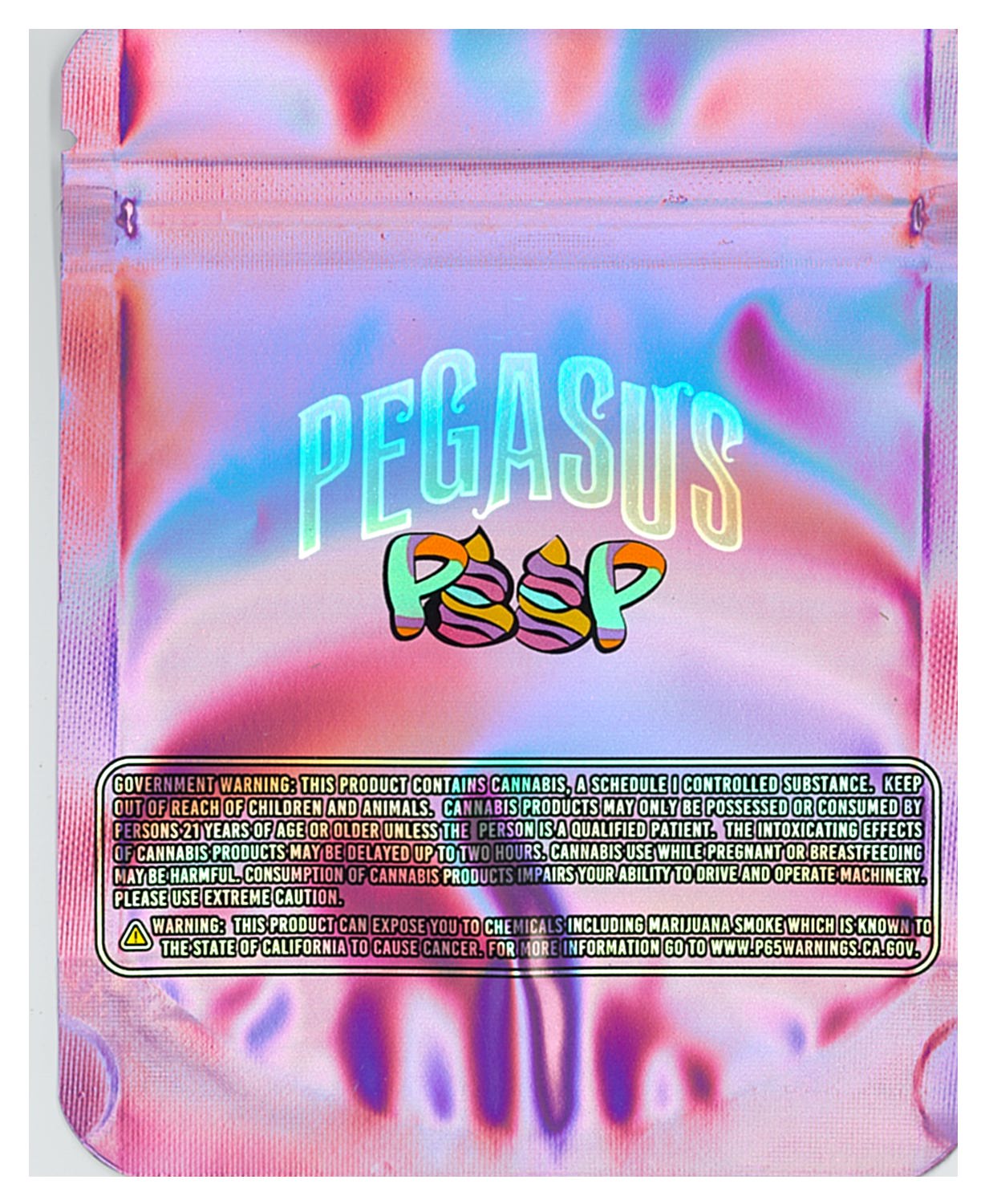 1/8 OZ - MYLAR BAGS (50 CT) - "PEGASUS POOP"