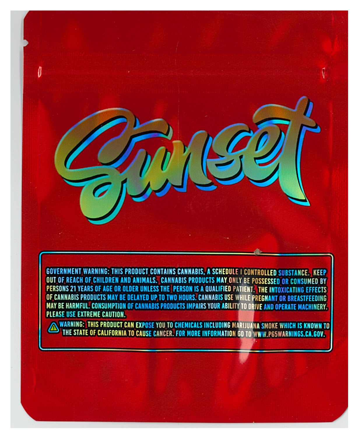 1/8 OZ - MYLAR BAGS (100 CT) - "SUNSET ZKITTLEZ"