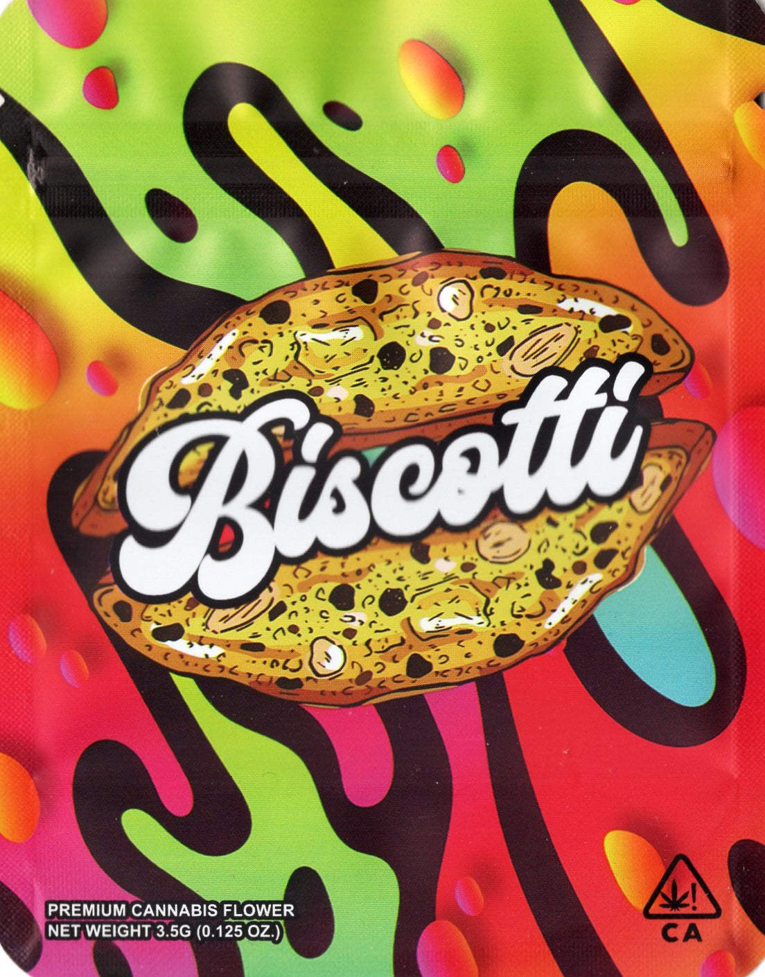1/8 OZ - MYLAR BAGS (100 CT) - "BISCOTTI"