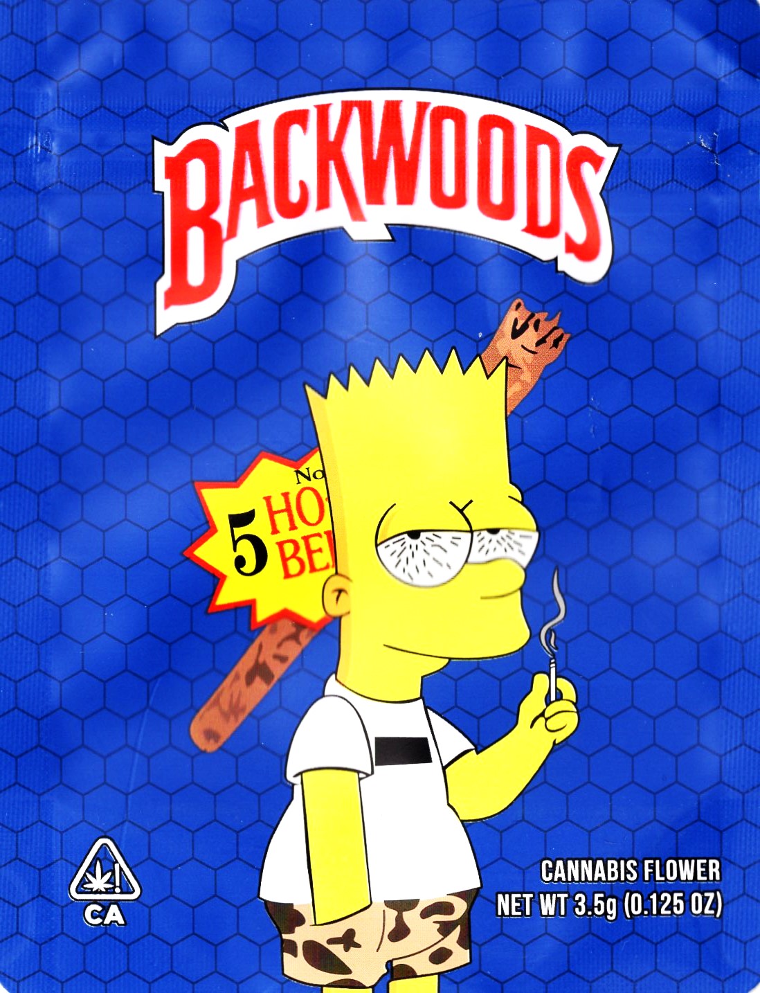 1/8 OZ - MYLAR BAGS (100 CT) - "BACKWOODS BART"