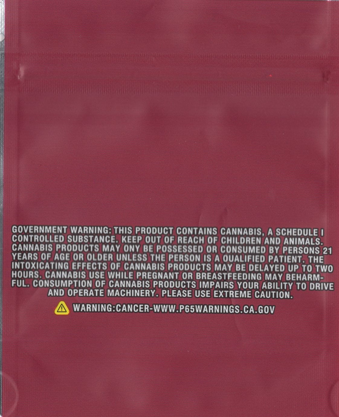 1/8 OZ - MYLAR BAGS (100 CT) - "SUPREME NEW DR"