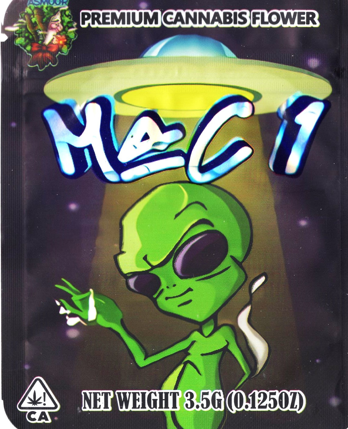 1/8 OZ - MYLAR BAGS (100 CT) - "MAC 1"