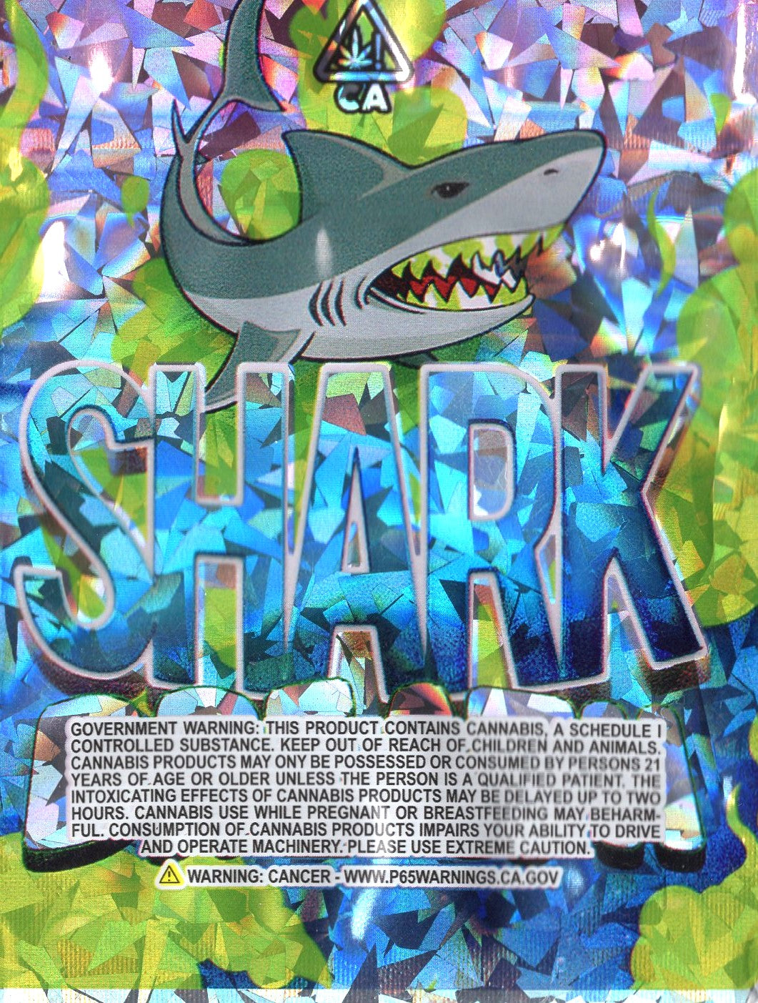 1/8 OZ - MYLAR BAGS (100 CT) - "SHARK BREATH"