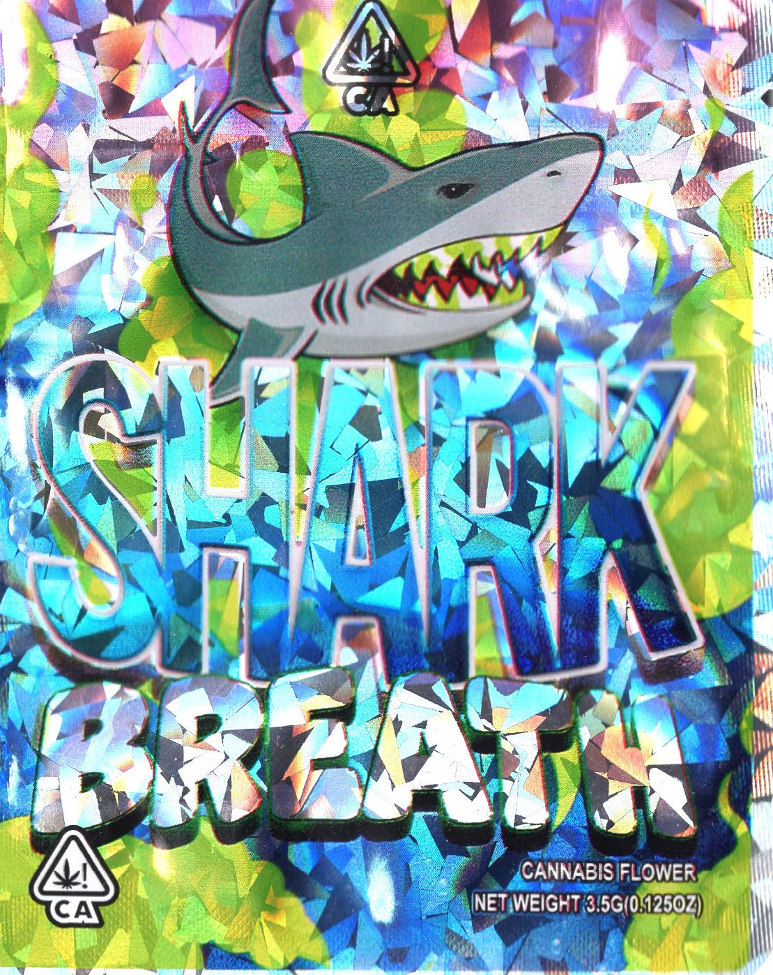 1/8 OZ - MYLAR BAGS (100 CT) - "SHARK BREATH"