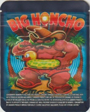 1/8 OZ -  MYLAR BAGS (50  CT) - "BIG HONCHO"
