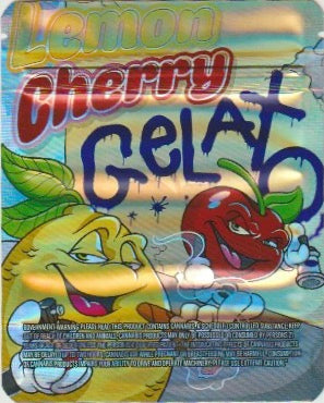 1/8 OZ -  MYLAR BAGS (50 CT) - "LEMON CHERRY GELATO"