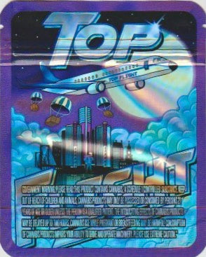 1/8 OZ -  MYLAR BAGS (50  CT) - "TOP FLIGHT"