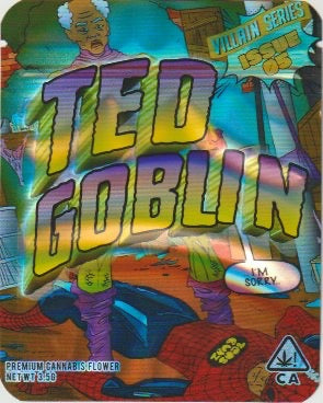 1/8 OZ -  MYLAR BAGS (50  CT) - "TED GOBLIN"