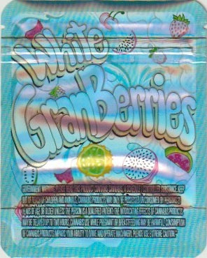 1/8 OZ -  MYLAR BAGS (50  CT) - "WHITE GRANBERRIES"