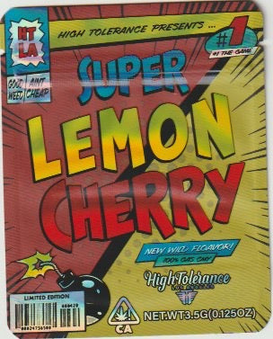 1/8 OZ -  MYLAR BAGS (50 CT) - "SUPER LEMON CHERRY"