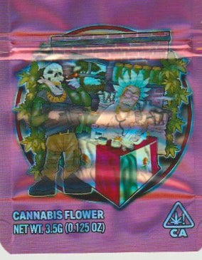 1/8 OZ -  MYLAR BAGS (50 CT) - "RICK LABS"